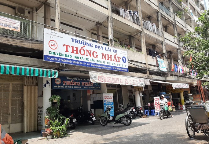 Một trường dạy l&aacute;i xe tại TP. HCM