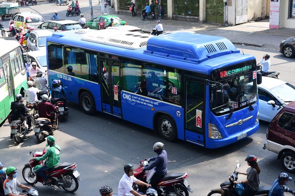 Xe bu&yacute;t&nbsp;tại TP.HCM - Ảnh: QUANG ĐỊNH