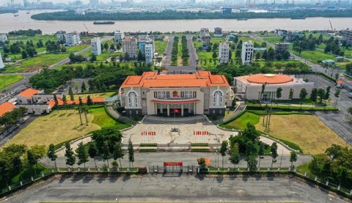 Trụ sở UBND quận 2 tại số 168 Trương Văn Bang, phường Thạnh Mỹ Lợi, quận 2 - Ảnh: Website quận 2