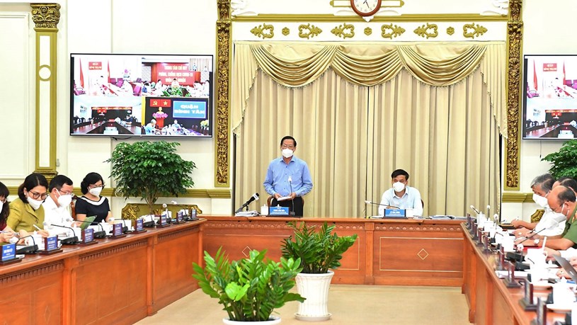 Chủ tịch UBND TPHCM Phan Văn M&#227;i: Tập trung, dồn sức ho&#224;n th&#224;nh c&#225;c chỉ ti&#234;u ở mức cao nhất